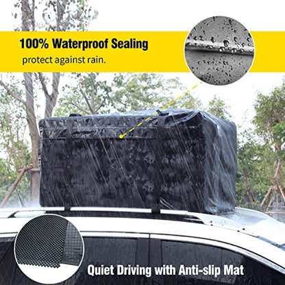 64"x39" Roof Rack Cargo Basket with Waterproof Cargo Bag