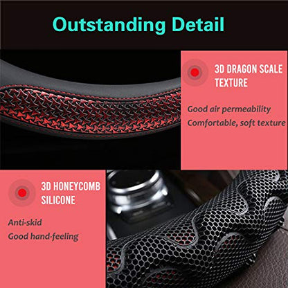 Large Size Steering Wheel Cover Great Grip 15.75 Inch