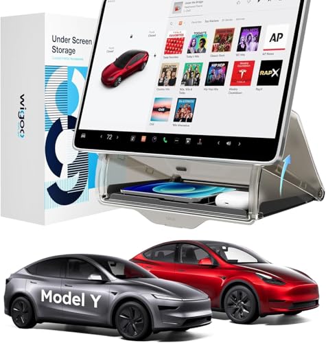 for Tesla Model Y 2019~2026 Under Screen Organizer