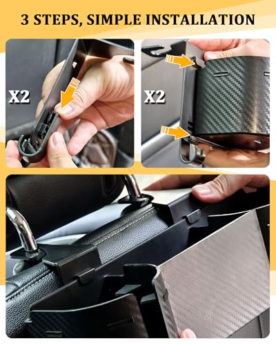 Car Headrest Backseat Cup Holder 3.7" (44 Count)