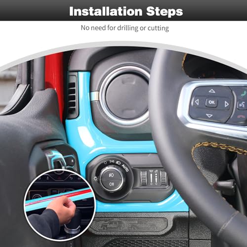for JL Center Console Headlight Air Conditioning Control Panel & Co