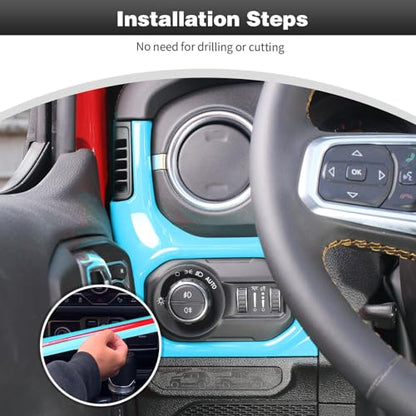 for JL Center Console Headlight Air Conditioning Control Panel & Co