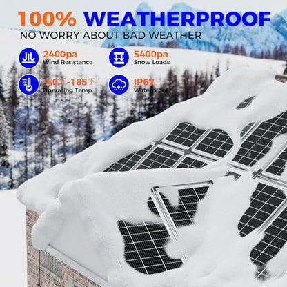 200W 12V Solar Panel 9BB Cell Monocrystalline