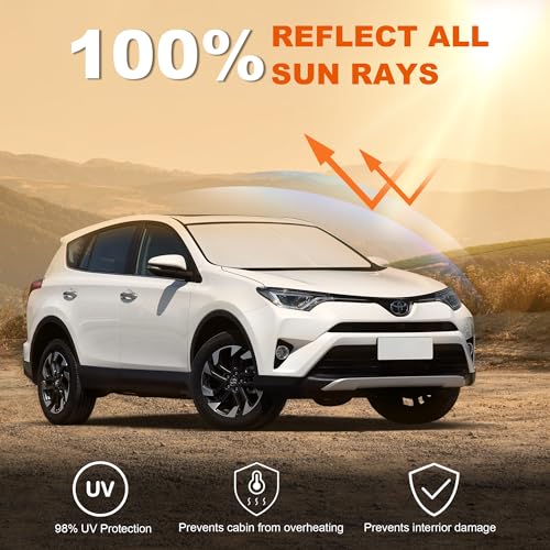 Foldable Front Windshield Sunshade fit for Toyota RAV4 2013