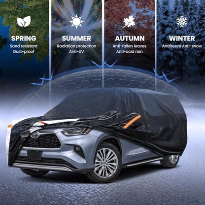 Multi Layer Car Cover Custom Fit for Toyota Highlander