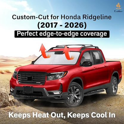 Windshield Sun Shade Compatible for Honda Ridgeline 2017