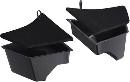 Compatible For Tesla Model 3 2024 Highland Car Trunk Side Storage Box Bins Cargo Compartment Box Boot Organizer Bucket Car Accessories(4PCSS)