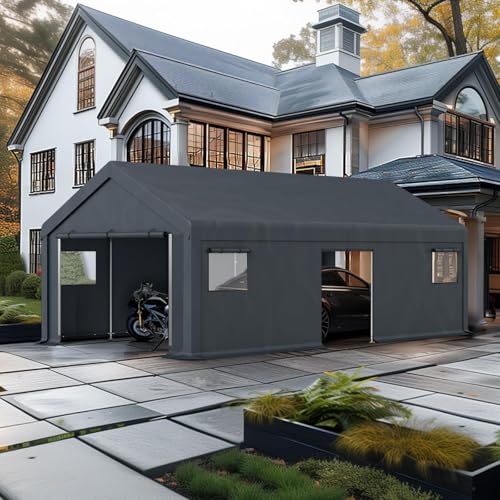 13x24 ft Carport Storage Shelter Shed Outdoor Portable Garage