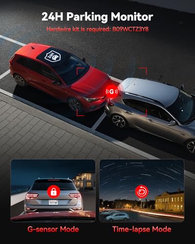 F7NP 4K Dash Cam Front Rear