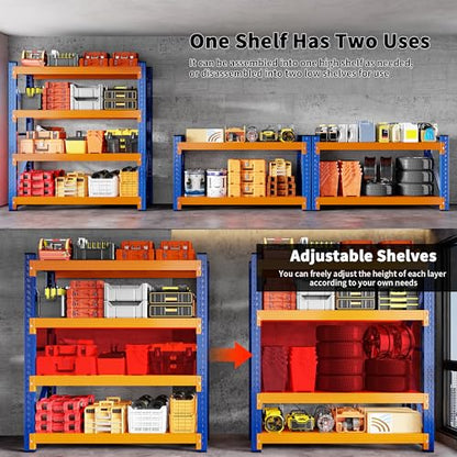 47" W Garage Storage Shelves