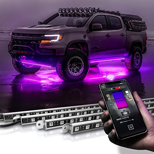 Aura Pro RGB Aluminum Truck Underglow Kit with App & Remote Control (4 Count)