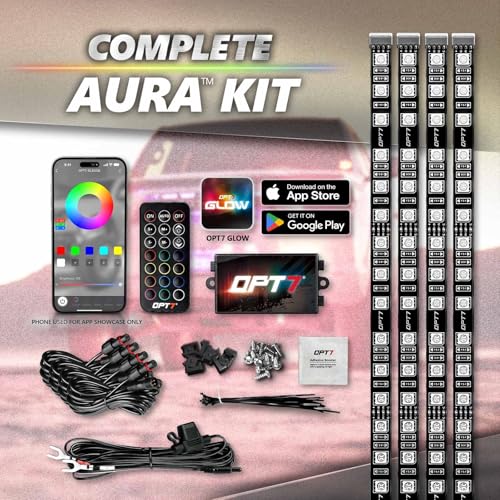 Aura Pro RGB Grille Accent Lights 12" with App & Remote Control