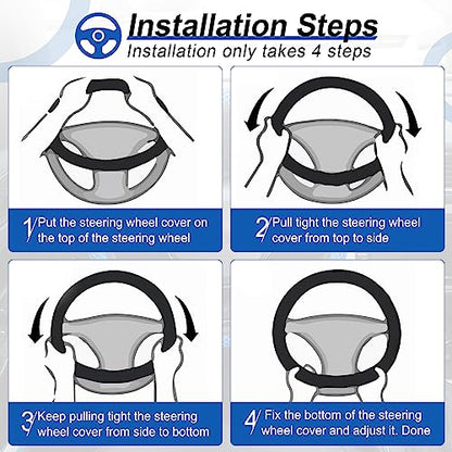 Elastic Stretch Steering Wheel Cover