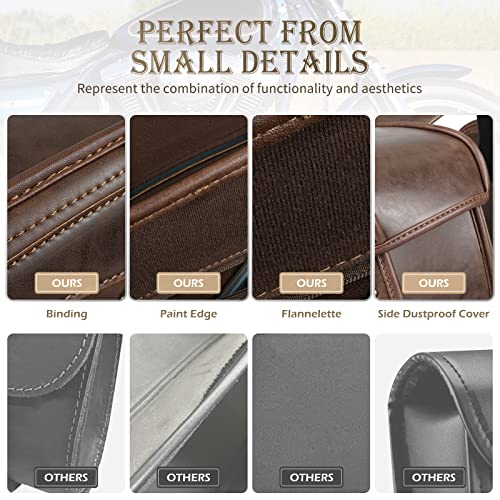 Saddle Bags PU Leather Motorcycle Saddlebags