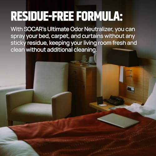 SOCAR Odor Neutralizer 128oz Liquid REFILL (128 Fl Oz)