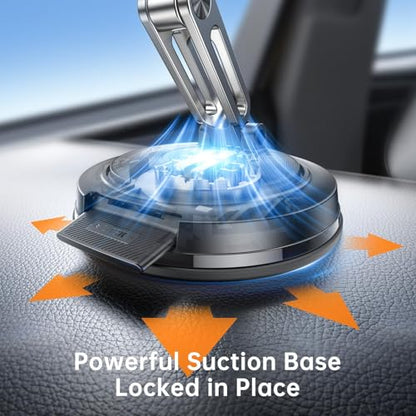 for MagSafe Car Mount Vacuum Magnetic Phone Holder Dash Windshield