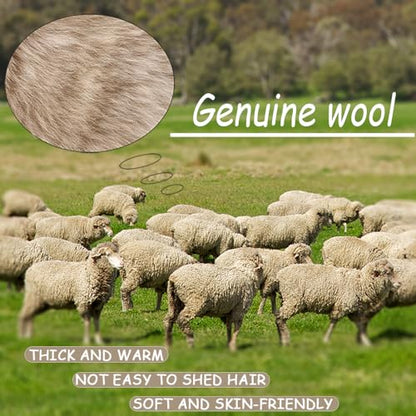 Genuine Wool Car Seat Cushion Comfort Style