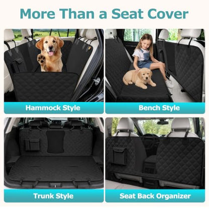 Dog Car Seat Covers for Back Seat