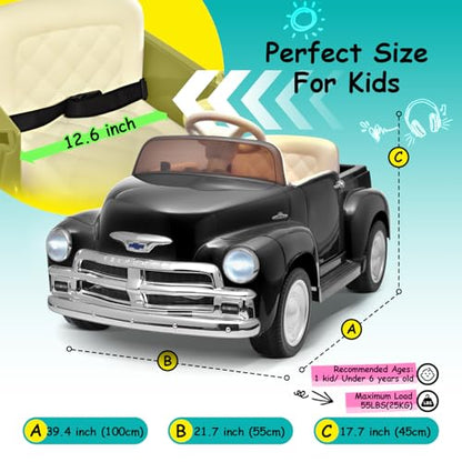 12V Kids Ride on Car Licensed Chevrolet 3100