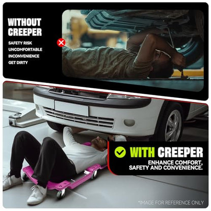 40 in Low Profile Car Rolling Mechanic Creeper