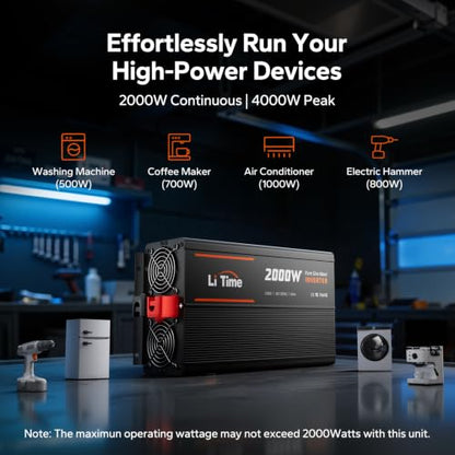 2000W Pure Sine Wave Power Inverter