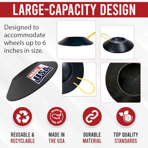 USA Made Improved Unbreakable Wheel Dock with Rope Handle