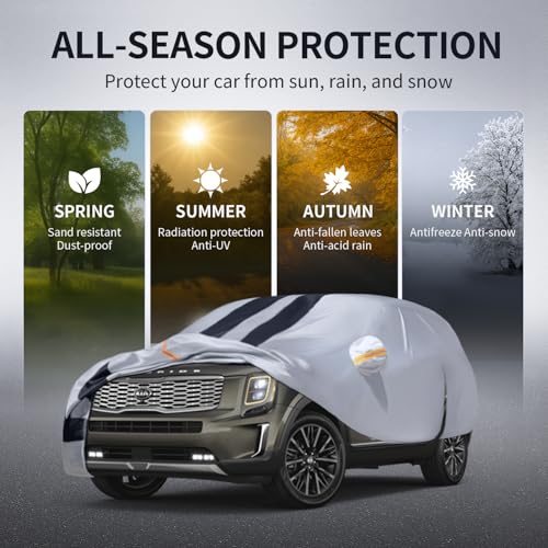 Multi Layer Car Cover Custom Fit for Kia Telluride