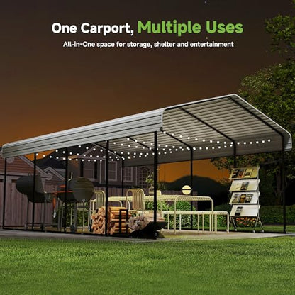 12x20ft Metal Carport