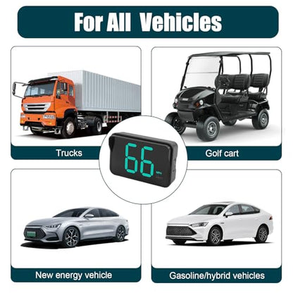 GPS Digital Speedometer for Car MPH