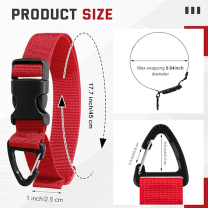 6 Pack Adjustable Extension Cord Holder Straps (6 Count)