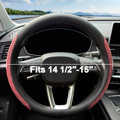 Nappa Leather Steering Wheel Cover