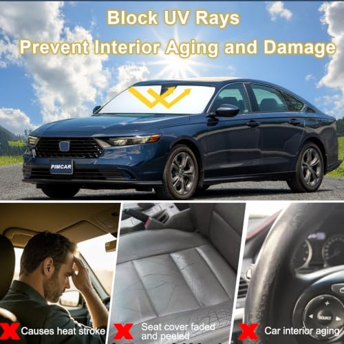 Windshield Sun Shade for 2023 2024 2025 2026 Honda Accord