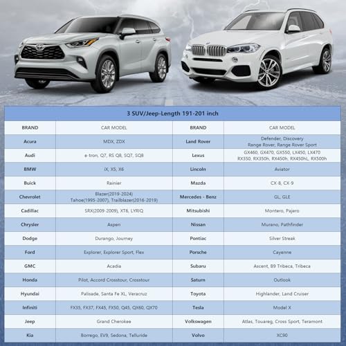 SUV Car Cover Waterproof All Weather for Automobiles