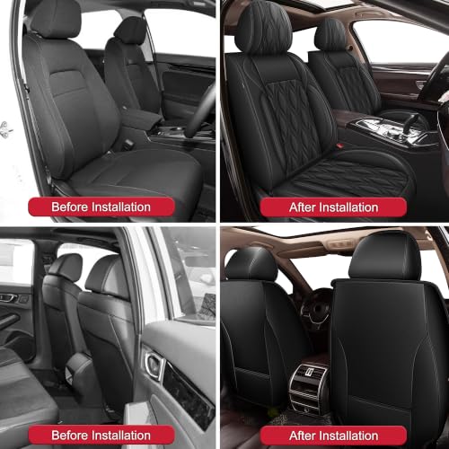 Full Set Waterproof Leather Seat Covers for Toyota RAV4 2013