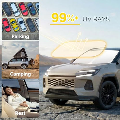 Windshield Sun Shade for Toyota RAV4 Sunshade 2019
