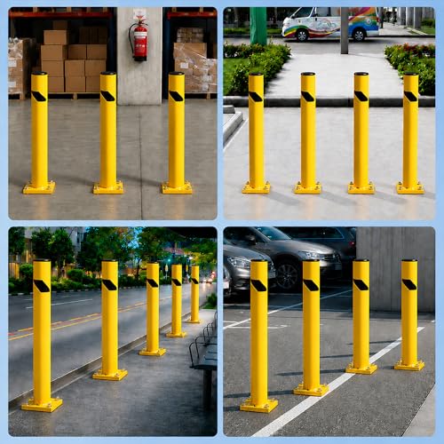 48 in Yellow Steel Bollard