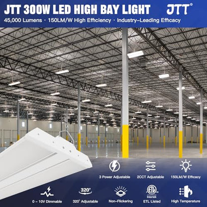300W LED Linear High Bay Light (4 Count)