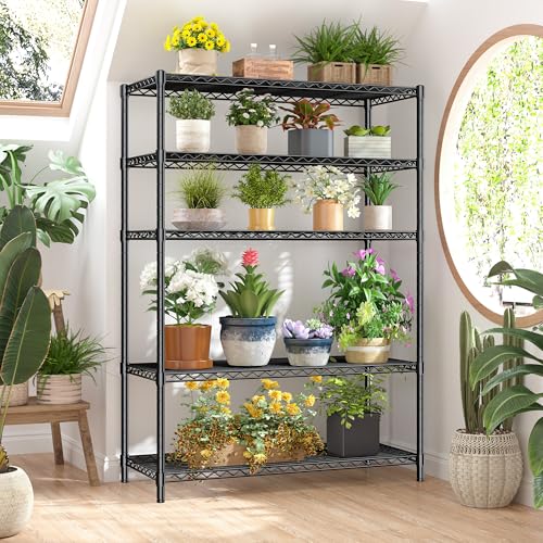 5 Tier Adjustable Storage Shelves (2 Count)