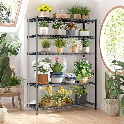 5 Tier Adjustable Storage Shelves (2 Count)