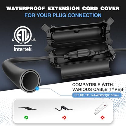 Outdoor Extension Cord Cover (9 Count)