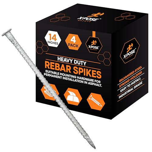 Heavy Duty Rebar Stakes 14" x 1 (4 Count)
