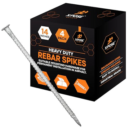 Heavy Duty Rebar Stakes 14" x 1 (4 Count)