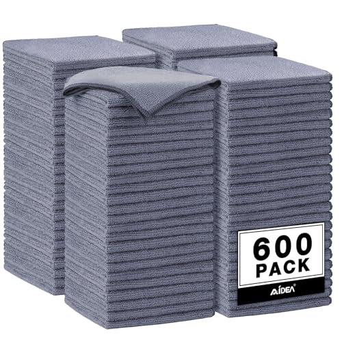 Microfiber Cleaning Cloth Grey (600 Count)