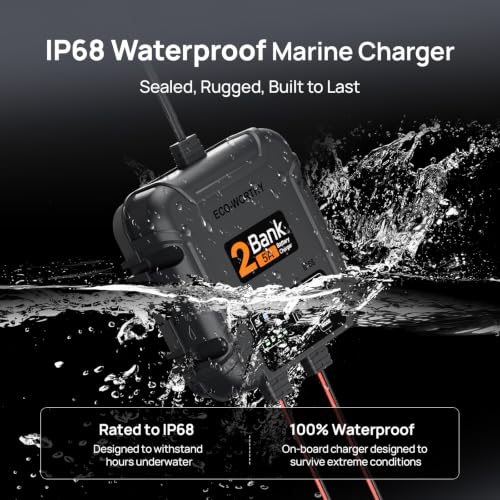 2 Bank Marine Battery Charger 5X2