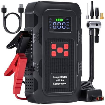 5000A Jump Starter with Air Compressor
