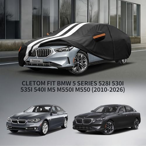 Multi Layer Car Cover Custom Fit for BMW 5 Series 528i 530i 535i 540i M5 M550i M550