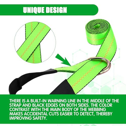 8 Pack Lasso Tow Truck Straps with D Ring 11 (8 Count)
