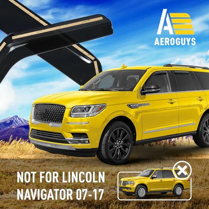 Extra Durable Window Deflectors in (4 Count)