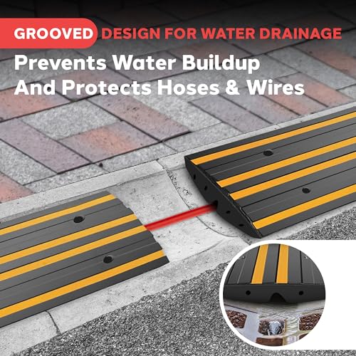 8 Ft. Rubber Curb Ramp Set