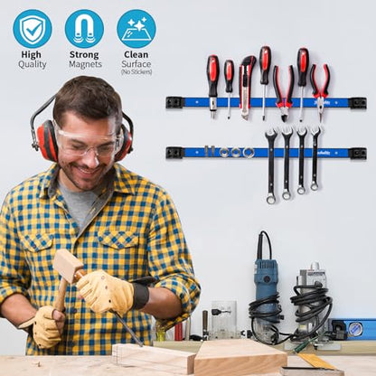 4 Pieces 18" Magnetic Tool Holder Strip (4 Count)